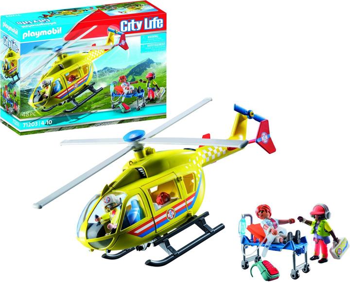 Immagine prodotto Playmobil Elicottero di salvataggio (71203, Playmobil City Life)