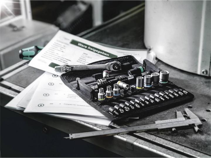 Image du produit Wera 8100 SA 10 Jeu cliquet Zyklop Metal (1/4")