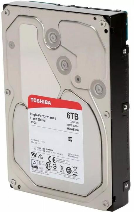 Toshiba X300 (6 TB, 3.5", CMR)