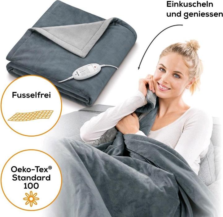 Productafbeelding Beurer HD 75 donkergrijs (130 x 180 cm)