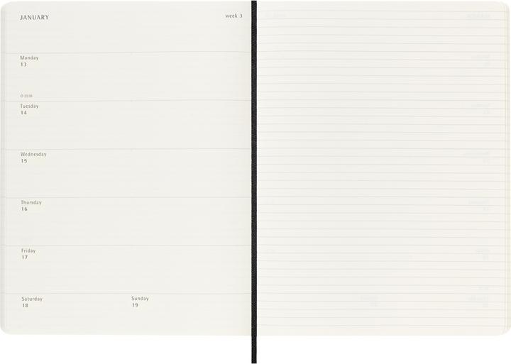 Productafbeelding Moleskine Weekkalender (19 x 25 cm, Engels)