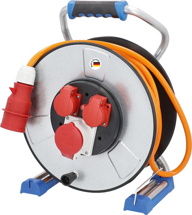 Produktbild As - Schwabe CEE Metallkabeltrommel mit Schutzisolierung (40 m, 1.50 mm²)