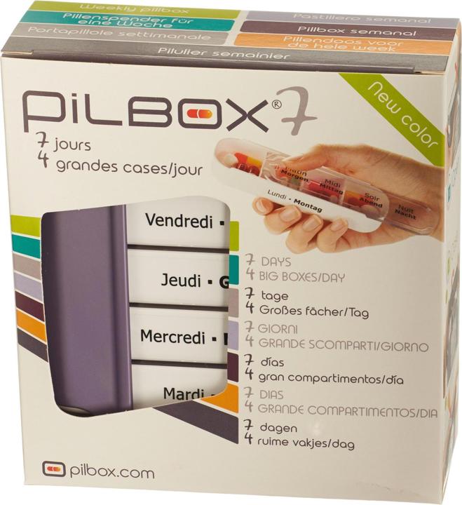 Pilbox Wochenpillenspender 7 italienisch