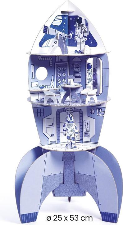 Actual product image Djeco Colour collecting games - Space rocket