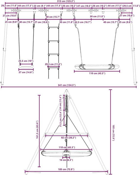 Actual product image VidaXL Romaine
