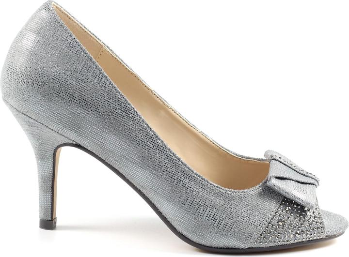 Produktbild Lunar Mira Diamante Peep Toe Court Schuhe (39)