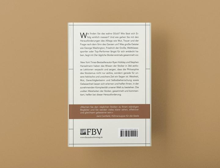 Actual product image Der tägliche Stoiker (German, Ryan Holiday, 2017)