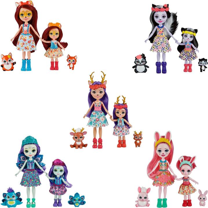 Enchantimals Puppe + Little Sister