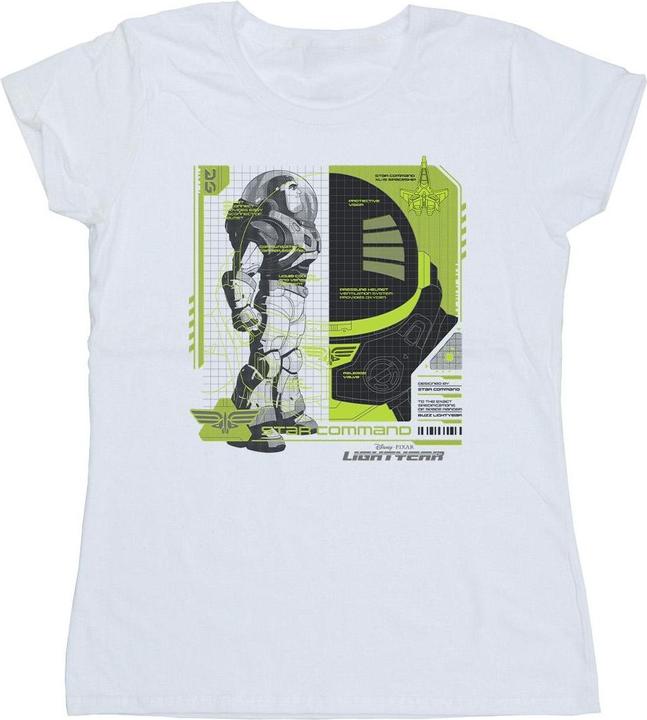 Immagine prodotto Disney Lightyear Buzz Tech Panel Maglietta Donna (M)