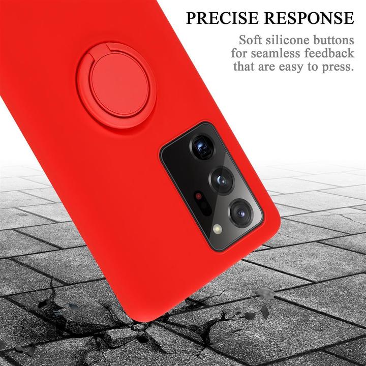 Actual product image Cadorabo TPU Liquid Ring Silicone Case Cover (Samsung Galaxy Note 20 Ultra)