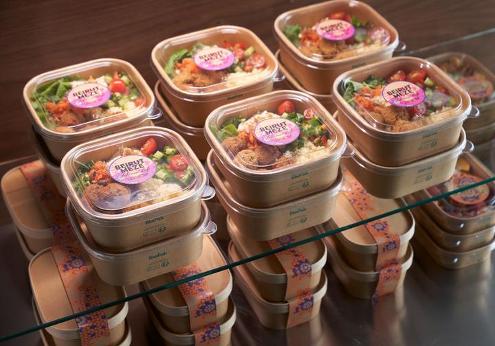 Image du produit Biopak Couvercle Brick Box Medium 500 - 1000 ml, marron, 25 pièces (25 x)