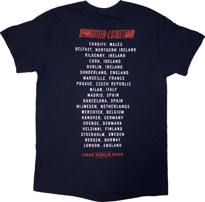 Produktbild Bruce Springsteen Tour '24 TShirt Rückseitiger Aufdruck (L)