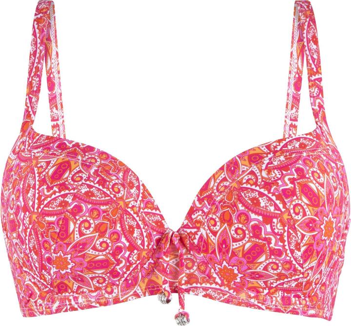Hot pink paisley