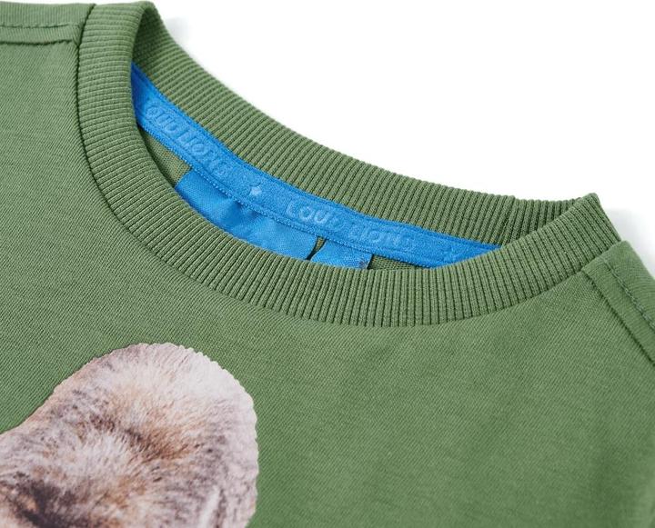 Produktbild VidaXL Kinder-Langarmshirt Helles Khaki 92,Material: 100 (92)