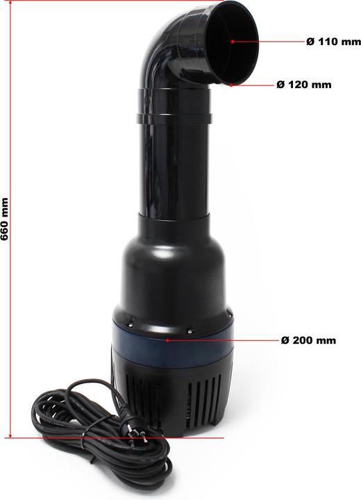 Immagine prodotto SunSun CEF-30000 Pompa per laghetti ad alte prestazioni e grande portata 30000l/h 200W