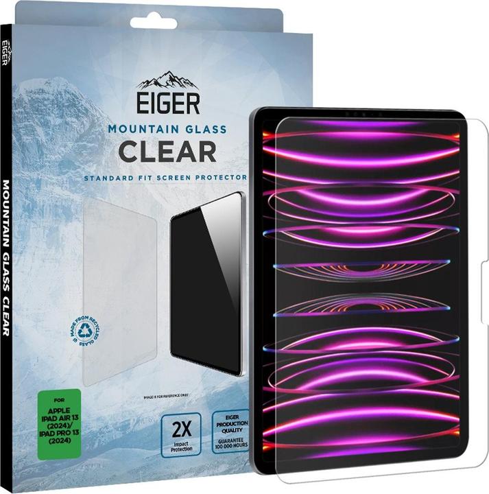 Eiger Mountain Glass Clear (1 Stück, iPad Pro 13 2024 (M4), iPad Air 13 2024 (M2))