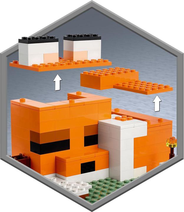 Produktbild LEGO Die Fuchs-Lodge (21178, LEGO Minecraft)