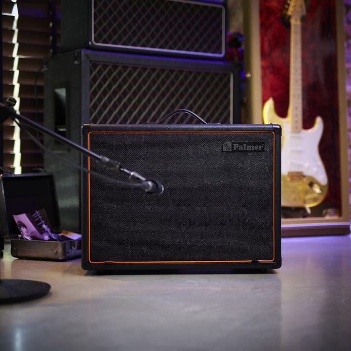 Actual product image Palmer Audio CAB 112 BX GBK - Guitar speaker cabinet with Celestion Greenback 1 x 12, Open-Back (Guitar)