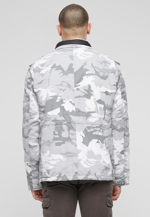 Actual product image Brandit Britannia winter outdoor jacket size XXL colour snowstorm/camouflage pattern (XXL)