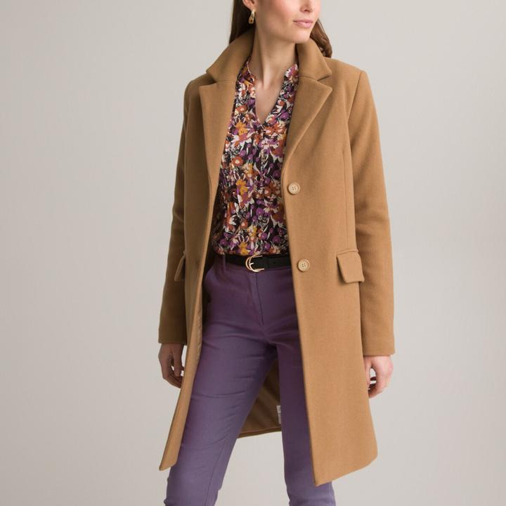 Actual product image Anne Weyburn Half-length coat with button fastening (50)