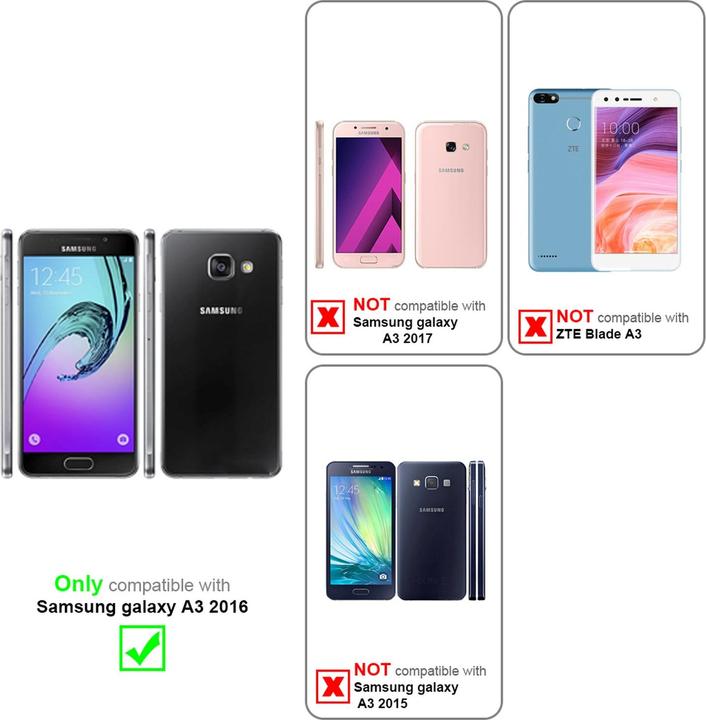 Productafbeelding Cadorabo Boek met kaft met standfunctie (Samsung Galaxy A3 (2016))