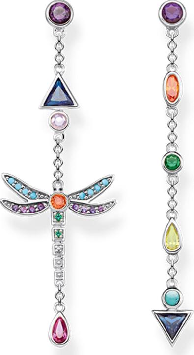 Thomas Sabo Libelle (925er Silber, schwarz emailliert, Geschwärzt)