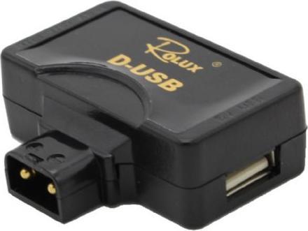 Image du produit Rolux Adaptateur D-USB (1 pcs, Piles rechargeables + chargeur)