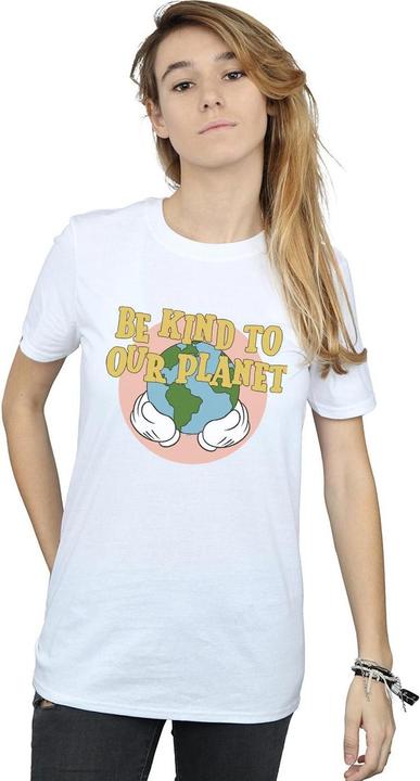 Immagine prodotto Disney Mickey Mouse Be Kind To Our Planet Maglietta Ampia Donna (M)