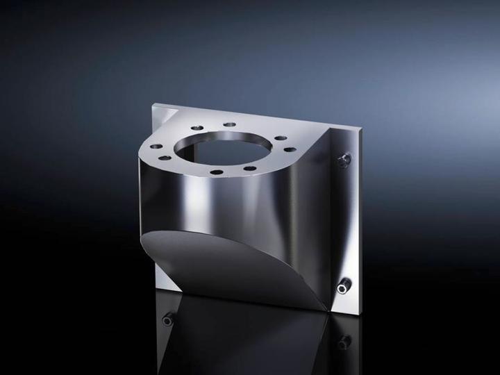 Produktbild Rittal CP 6665.500 Wandhalterung starr, mit Flansch Edelstahl (Ø) 9 mm 1 St.
