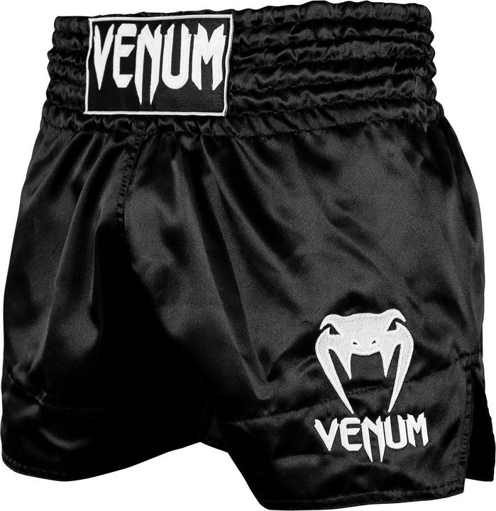 Venum Muay Thai Shorts Classic Schwarz/Weiss (XXL)