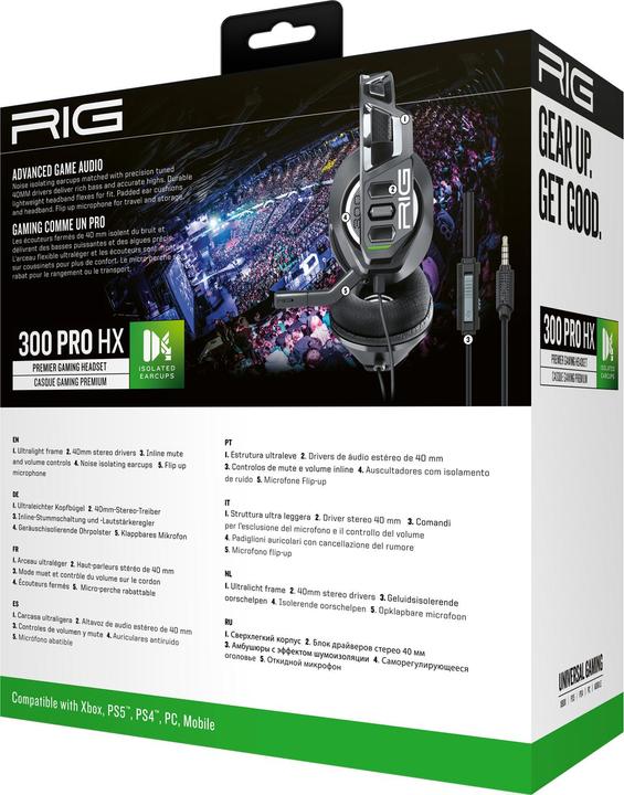 Image du produit Nacon Gaming RIG 300 PRO HX (Filaire)