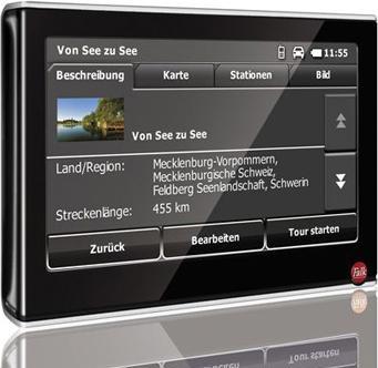 Produktbild Falk S450, TMC, Europa-Karten