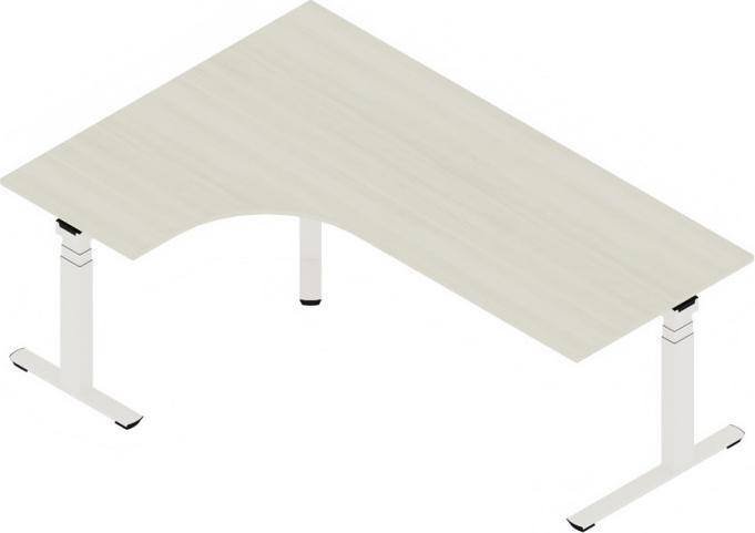 Palmberg Tisch CREW C Lift Crema Buche B: 2000