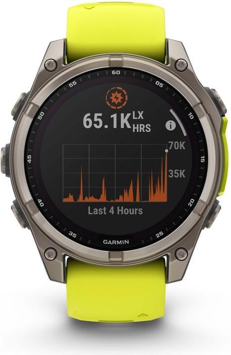 Image du produit Garmin Fenix 8 Solar Sapphire Titan (47 mm)