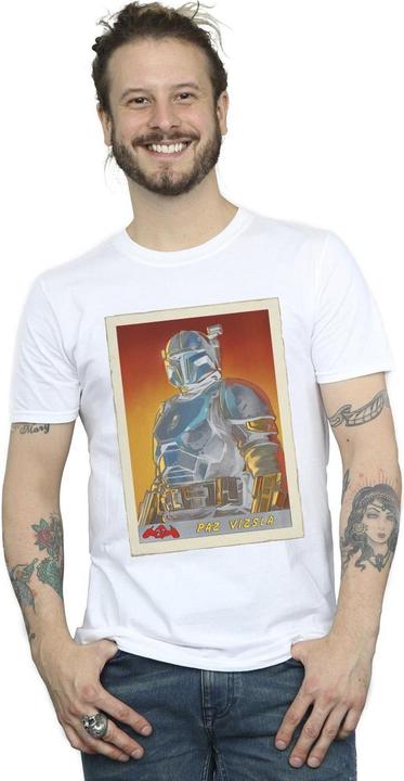 Immagine prodotto Star Wars The Mandalorian Paz Vizla Card Maglietta Uomo (XL)