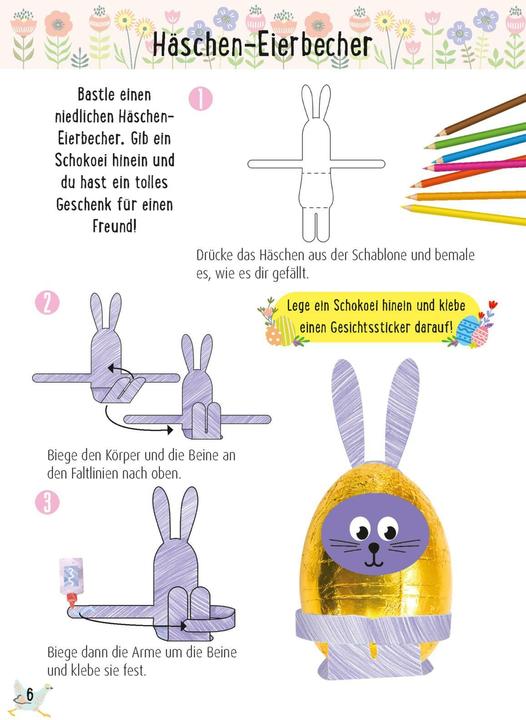 Immagine prodotto Kit di lavoretti per bambini: Kit di lavoretti creativi: Pasqua