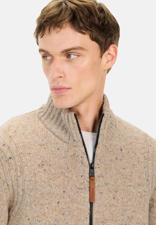 Produktbild Camel Active Strickjacke aus nachhaltiger Merinowolle (L)