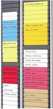 Actual product image Ultradex T-card module aluminium silver 35 planning fields