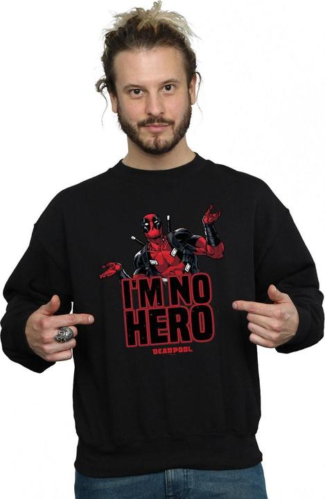 Immagine prodotto Deadpool I'm No Hero Felpa Uomo (XL)