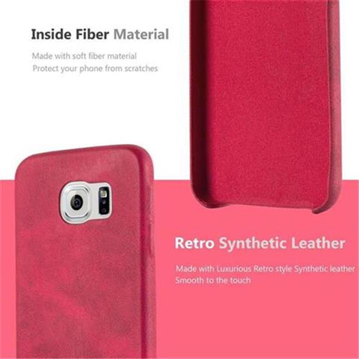 Produktbild Cadorabo Hard Cover Kunstleder mit Struktur (Samsung Galaxy S6)