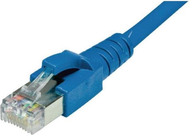 Dätwyler IT Infra patch cable Cat 6A, S/FTP, 0.5 m, blue (S/FTP, CAT6a, 0.50 m)