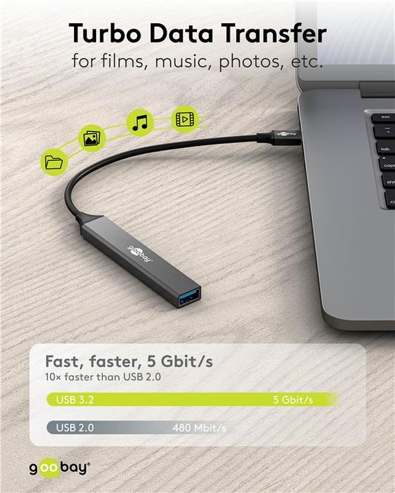 Produktbild Goobay 74458 (USB-A, 4 Ports)