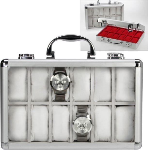 Schwäbische Albumfabrik Coffret montre aluminium velours blanc