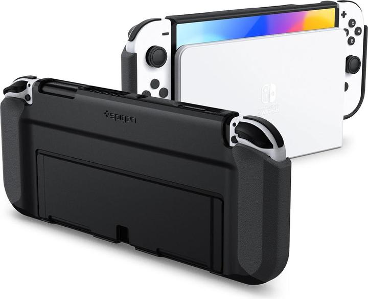 Actual product image Spigen Thin Fit Nintendo Switch OLED Black (Switch OLED)