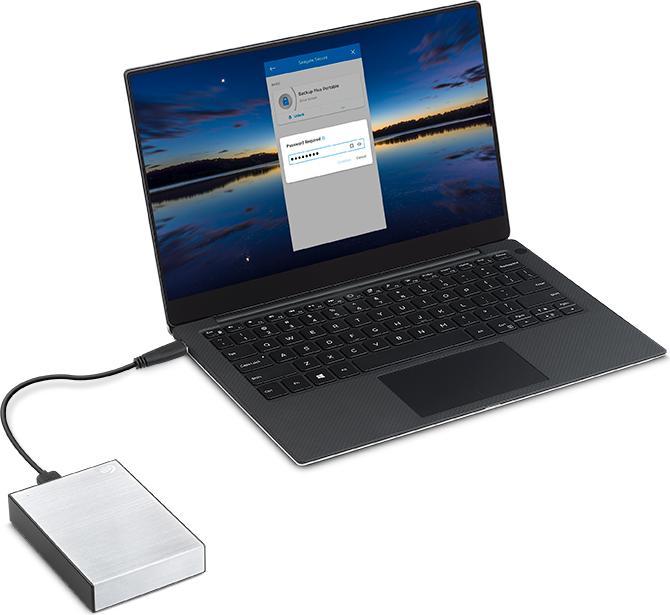 Productafbeelding Seagate One Touch met wachtwoord 4TB Zilver (4 TB)