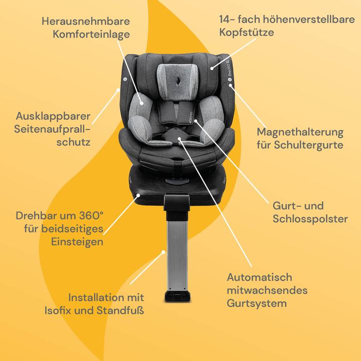 Produktbild Osann Eno360 SL i-Size (Reboarder, ECE R129/i-Size Norm)