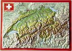 Actual product image Relief postcard Switzerland