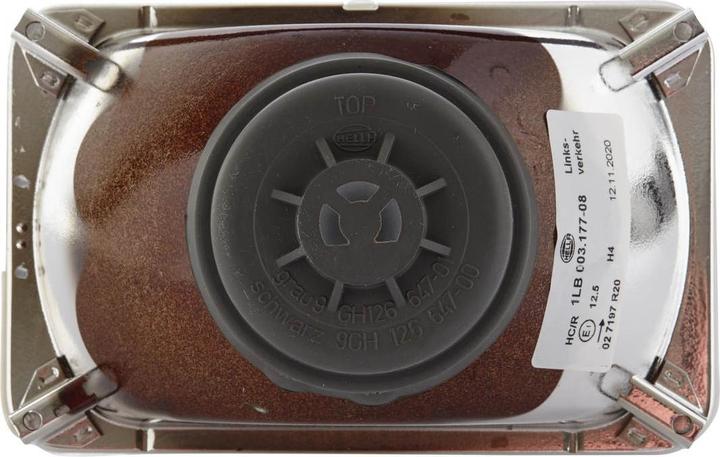 Actual product image Hella Headlight insert halogen installation for AEBI FAUN CASE IH KOMATSU BLUEBIRD