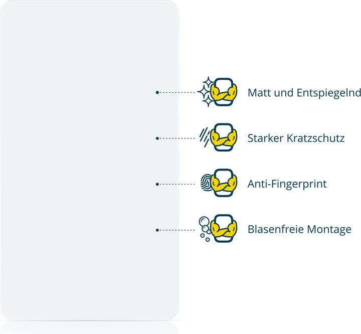 Produktbild BROTECT Entspiegelungs-Schutzfolie Displayschutz Matt (10.10")