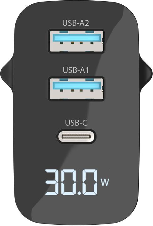 Actual product image Sitecom 30W GaN Wall Charger LED display (30 W)